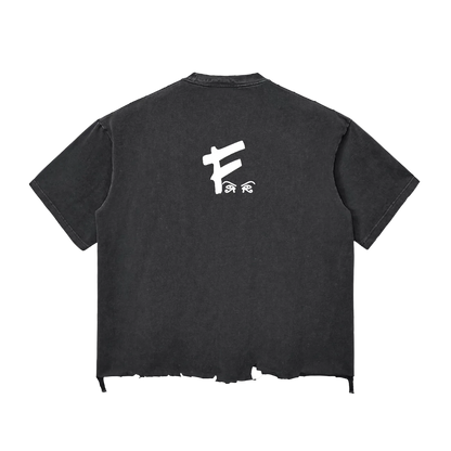 FLOSTATE™️ Distressed  Boxy T
