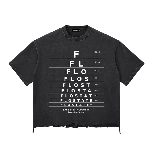 FLOSTATE™️ Distressed  Boxy T